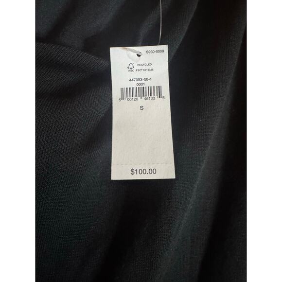 Banana Republic Factory TENCEL™ KNEE-LENGTH DRESS small NWT little black  dress - Picture 11 of 11